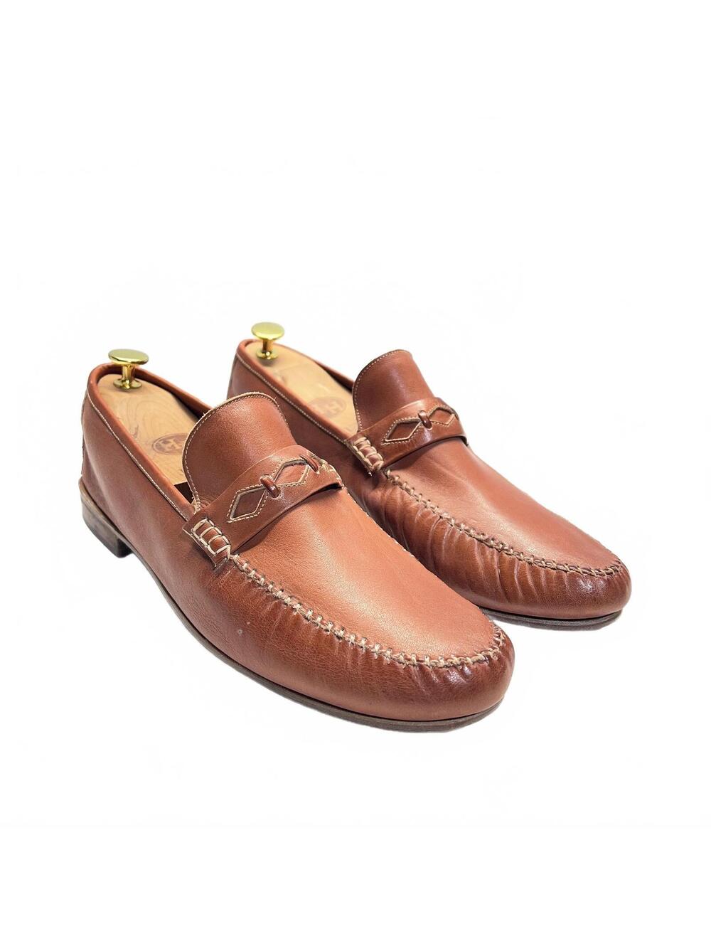 Vintage Regal Paulo Brown Leather Loafers Men's Size 10.5 D Dress Shoes